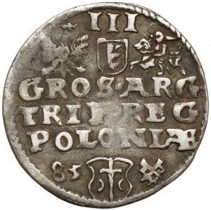 Stefan Batory, Trojak Poznań 1585 - mała głowa