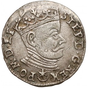 Stefan Batory, Trojak Wilno 1581 - Leliwa - LI zamiast L
