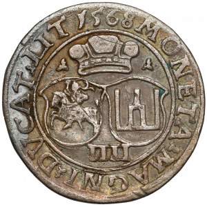 Zygmunt II August, Czworak Wilno 1568 - L/LIT - b.rzadki