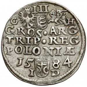 Stefan Batory, Trojak Olkusz 1584 - inicjały GH