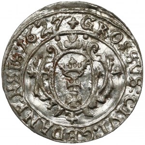 Zygmunt III Waza, Grosz Gdańsk 1627 - menniczy