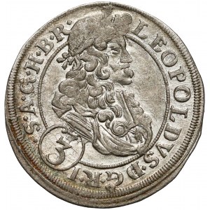 Śląsk, Leopold I, 3 krajcary 1701 FN, Brzeg