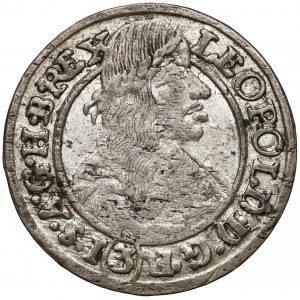 Śląsk, Leopold I, 3 krajcary 1665 SH, Wrocław