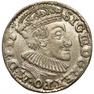 Zygmunt III Waza, Trojak Olkusz 1590 - Lewart w ozdobnej - ŁADNY