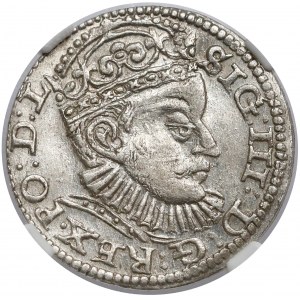 Zygmunt III Waza, Trojak Ryga 1588 - menniczy