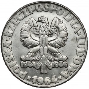 Próba NIKIEL 10 złotych 1964 Klucz, sierp i kielnia