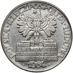 Próba NIKIEL 10 złotych 1964 Nowa Huta Płock Turoszów