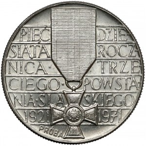Próba NIKIEL 10 złotych 1971 Powstanie Śląskie - Medal