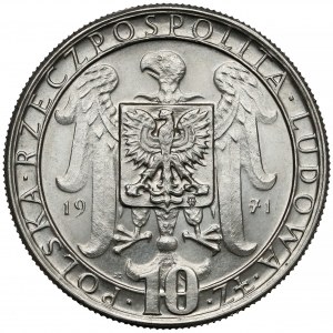 Próba NIKIEL 10 złotych 1971 Powstanie Śląskie - Medal