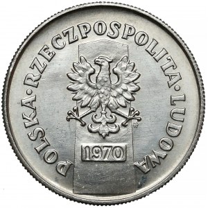 Próba NIKIEL 10 złotych 1970 Powrót do Macierzy