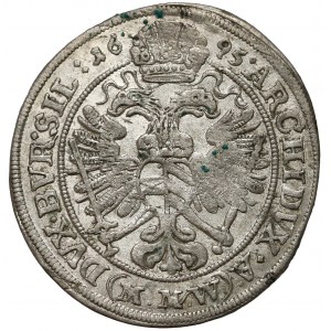 Śląsk, Leopold I, 3 krajcary 1695 MMW, Wrocław