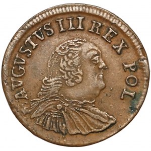 August III Sas, Grosz Grunthal 1754 - cyfra 3