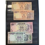 Zestaw MIX banknoty zagraniczne, notgeldy i znaczki w albumie (39szt)