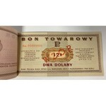 Pewex WZORY od 1 cent do 100 dolarów 1969 - dwie oryginalne książeczki