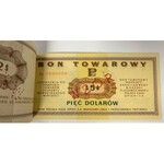 Pewex WZORY od 1 cent do 100 dolarów 1969 - dwie oryginalne książeczki