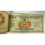 Pewex WZORY od 1 cent do 100 dolarów 1969 - dwie oryginalne książeczki