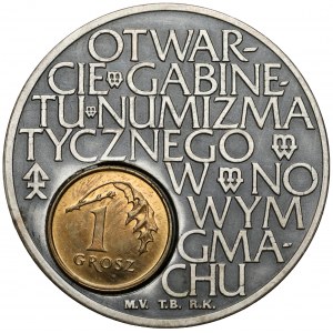 Medal otwarcie Gabinetu Numizmatycznego 1995