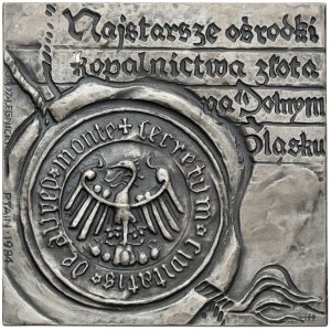 Medal SREBRO Kopalnictwo na Dolnym Śląsku 1984