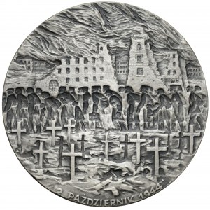 Medal SREBRO 40 rocznica Powstania Warszawskiego 1984 (1z7szt)