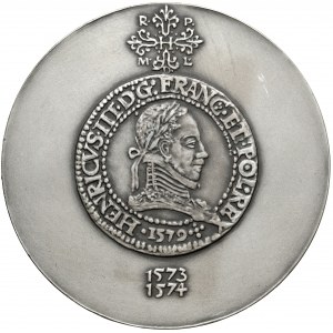 Medal SREBRO seria królewska - Henryk Walezy (11a)
