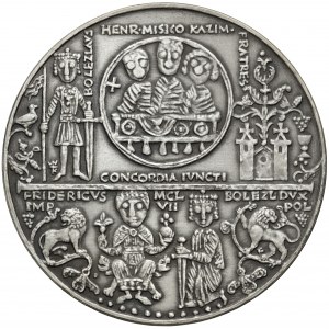 Medal SREBRO seria królewska - Bolesław Kędzierzawy (3a)