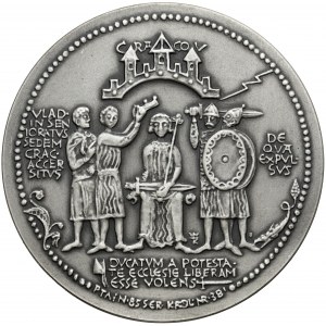 Medal SREBRO seria królewska - Władysław Laskonogi