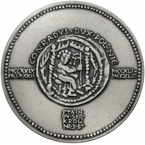 Medal SREBRO seria królewska - Konrad Mazowiecki (3b)
