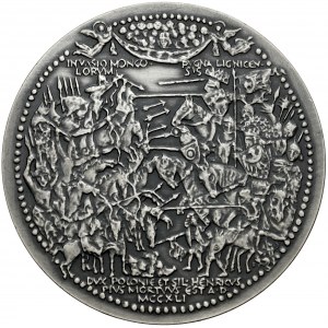Medal SREBRO seria królewska - Henryk II Pobożny (3c')