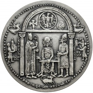 Medal SREBRO seria królewska - Kazimierz II Sprawiedliwy (3a')