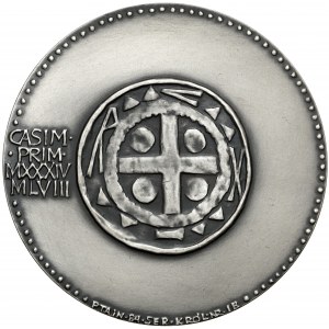 Medal SREBRO seria królewska - Kazimierz Odnowiciel (1b)