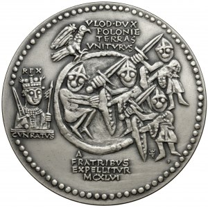 Medal SREBRO seria królewska - Władysław II Wygnaniec (3'a)