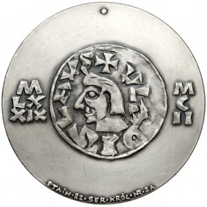 Medal SREBRO seria królewska - Władysław Herman (2a)