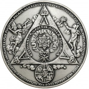 Medal SREBRO seria królewska - August II Mocny (20)