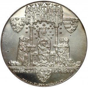 Medal SREBRO seria królewska - Jadwiga (5b)