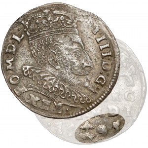 Zygmunt III Waza, Trojak Wilno 1595 - PRZEJŚCIOWY - rzadkość