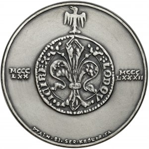 Medal SREBRO seria królewska - Ludwig Węgierski (5a)