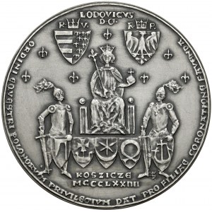 Medal SREBRO seria królewska - Ludwig Węgierski (5a)