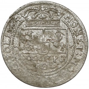 Jan II Kazimierz, Tymf Kraków 1664 AT - błąd GPO - b.rzadki