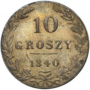 10 groszy 1840 MW, Warszawa