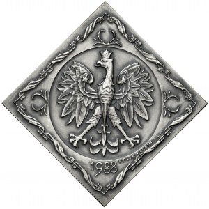 Medal SREBRO 70-lecie odzyskania niepodległości J.Piłsudski