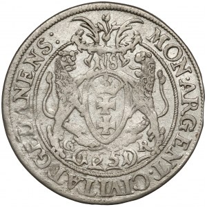 Jan II Kazimierz, Ort Gdańsk 1651 GR - typ VIII - perełkowy naramiennik