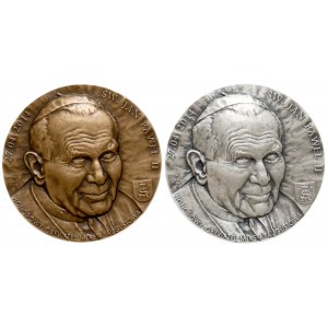 Medale Jan Paweł II na Ziemii Augustowskiej (2szt)