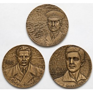 Medale Świrski, Rowecki i Anielewicz (3szt)