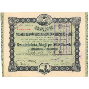 Bank Polskich Kupców i..., Em.3, 20x 500 mkp