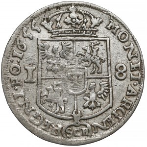 Jan II Kazimierz, Ort Kraków 1655 IT (SCH) - rzadkie popiersie
