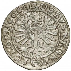 Zygmunt III Waza, Grosz Kraków 1606 - bez obwódki - rzadki