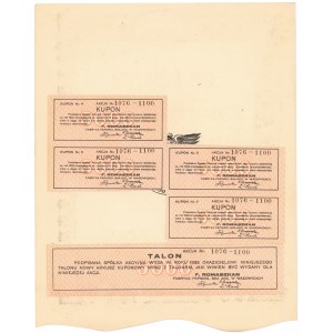 F. ROMASZKAN Fabryka Papieru w Wadowicach, Em.1, 25x 200 zł 1927