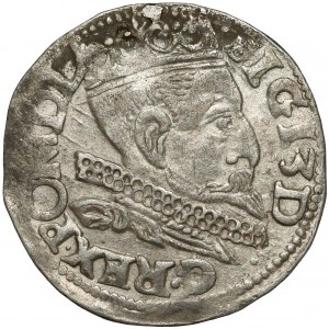 Zygmunt III Waza, Trojak Wschowa 1598 - F z lewej