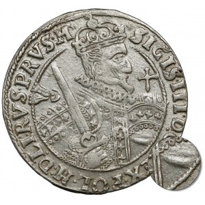 Zygmunt III Waza, Ort Bydgoszcz 1622 - PRVS.M+ - BEZ palców