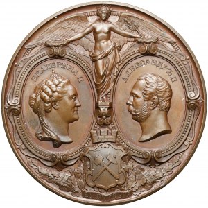 Rosja, Aleksander II, Medal 1873 - 100-lecie Instytutu Górniczego w Petersburgu